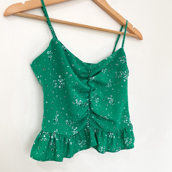 TOPSHOP Green Floral Cami - Picture 11 of 11